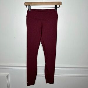 NOBULL Project Cabernet Red Mid-Rise Full Length Legging Womens S